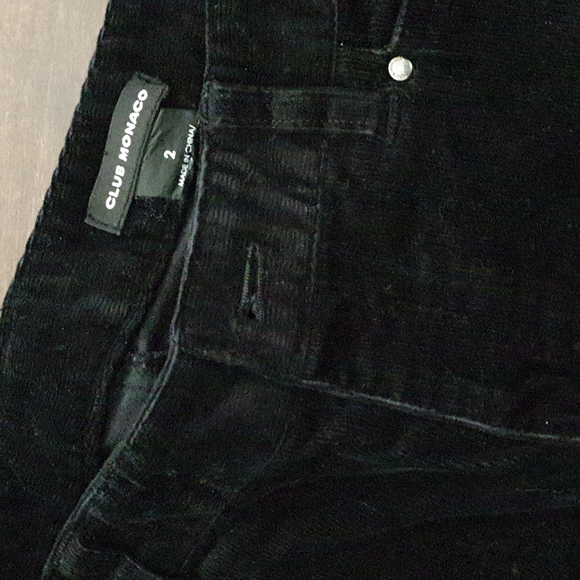 Club Monaco Velvet Pant - Picture 2 of 5